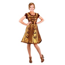 Women's Doctor Who Dress Dalek Costume - Large/Extra Large