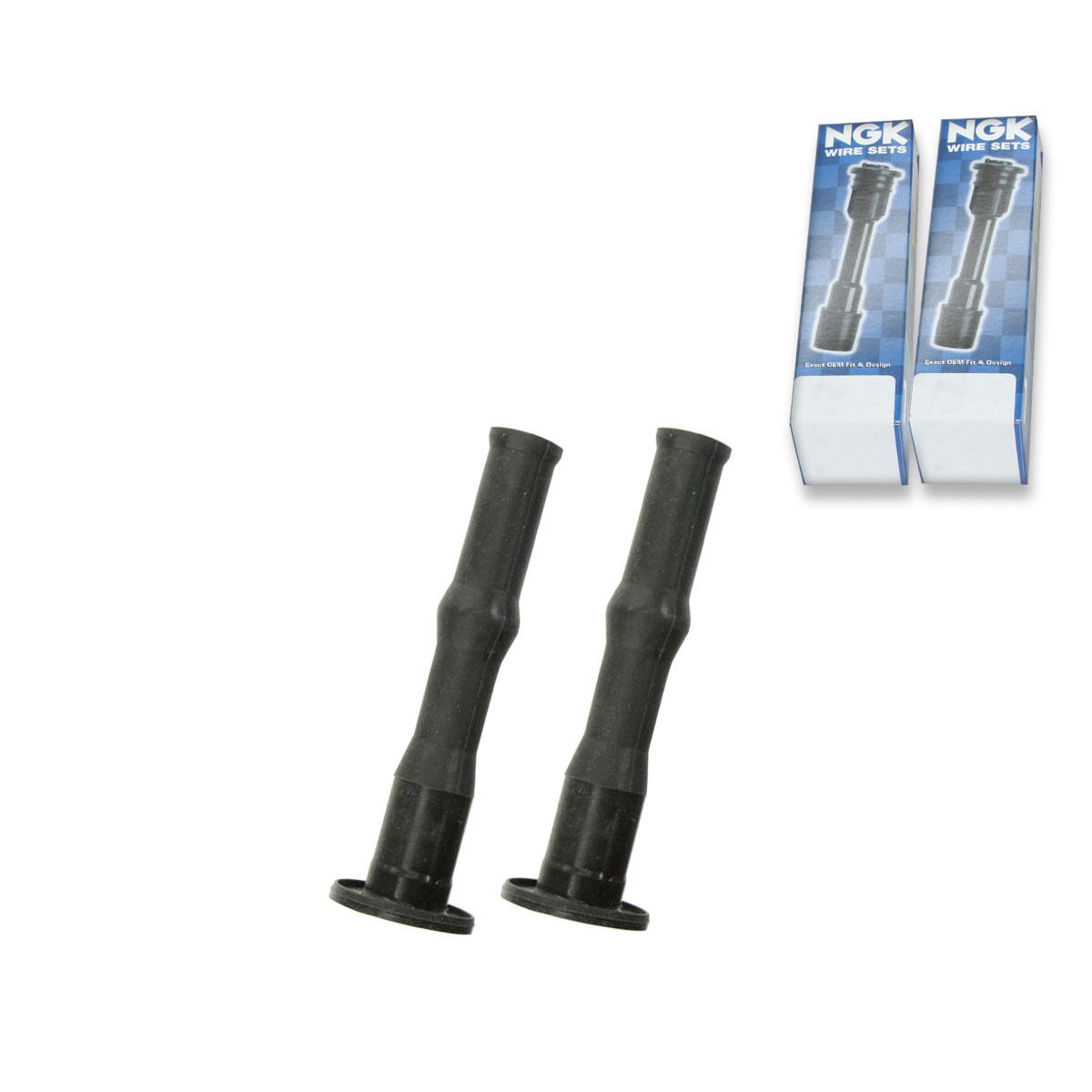 2 pc NGK 58935 CPB-T005 Ignition Coil Boots for SPP83E SPP83 SPB146 727436 vp
