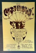 CREAM James Cotton BS&T  Fillmore Concert Poster 1968  BG 110-2 Clapton