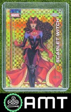 Scarlet Witch 2026 Topps Chrome Marvel Comics Gold X-Fractor 29/50 #145