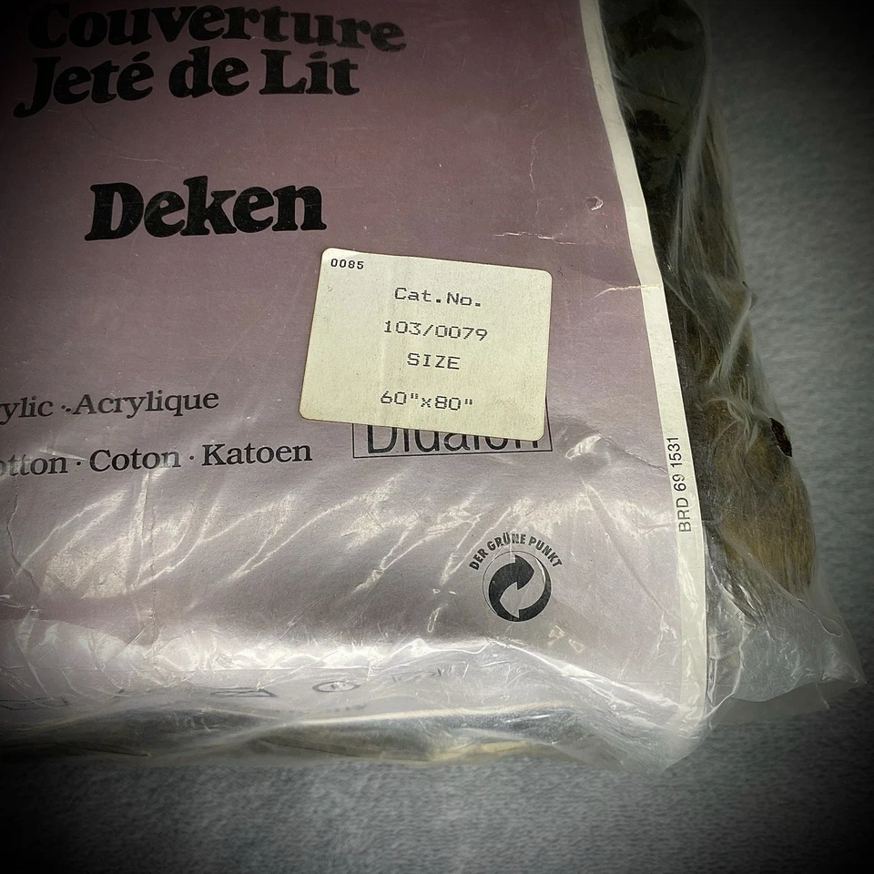 Biederlack - Burma Tiger - Blanket Throw 60x80” - Made in Germany - Sealed - Image 3 of 4