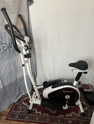 Christopeit CT 4 - 2 in 1 Crosstrainer - Weiß/Schwarz