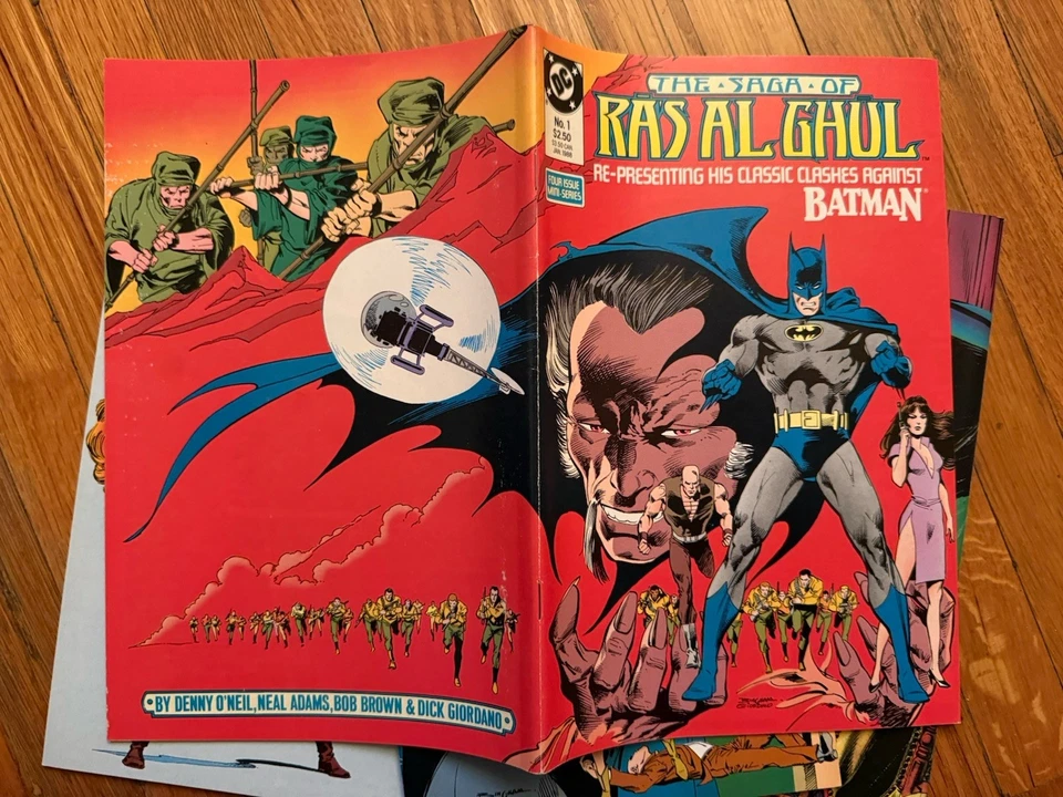 Saga of Ra's Al Ghul 1 2 3 4 DC 1988 Series Comic Book Set 1-4 Batman Neal Adams - Image 3 of 4