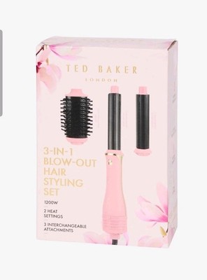 3 In 1 Blow Out Hair Styling Set By Ted Baker London, 1200 W, 240 V, 4 Parts