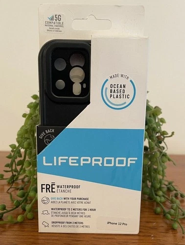 LifeProof Fre Waterproof Case for Apple iPhone 12 Pro - Black NEW