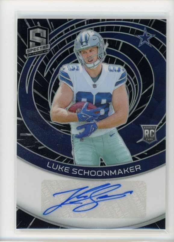 2023 Panini Spectra #RAU-LSC Luke Schoonmaker Rookie Autographs Hyper #/60 E16