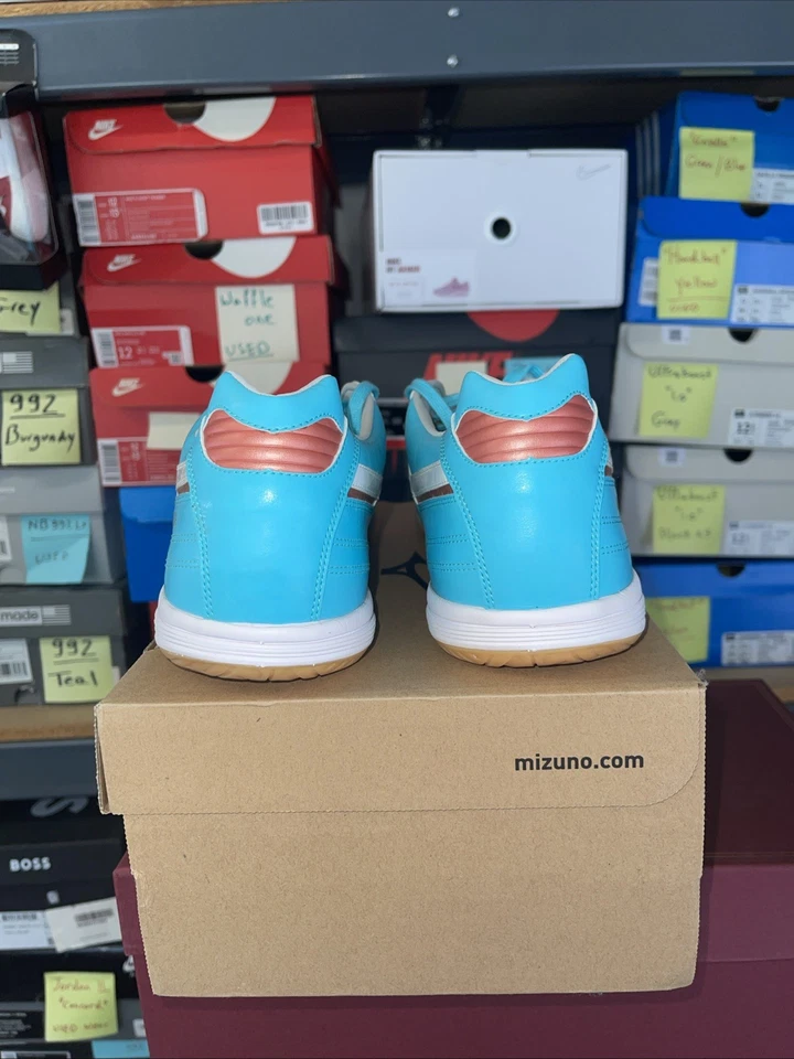 DS MIZUNO MORELIA SALA ELITE INTERIOR TALLA 12 AZUL EE. UU. Foto 4 de 4