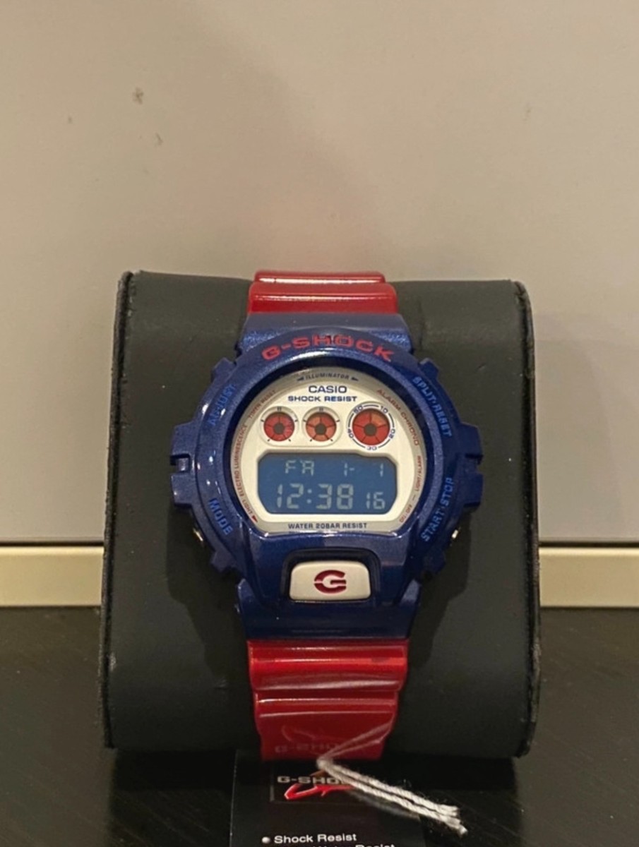 a Bathing Ape Casio G-shock Dw-6900 11th Anniversary Black Gloss