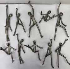 Soko by Jaye Design Manhandles Hang-Up Hooks Gunmetal Figure Art Hardware Set 10