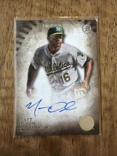 2015 Bowman Inception Baseball Matt Olson Rookie Auto On Card! Rare! A's Braves. rookie card picture