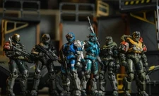 Jazwares Halo Reach The Spartan Collection Noble Team 6-Pack Figure Set