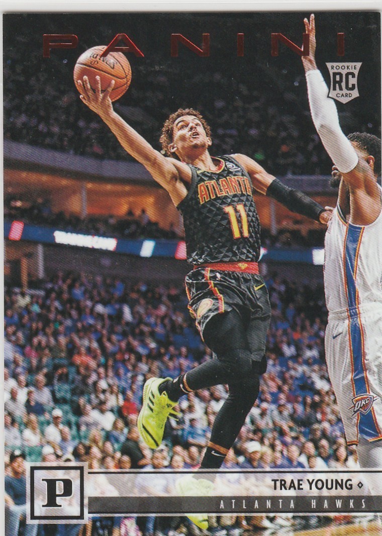Trae Young 2018-19 Panini Chronicles Rookie Red Parallel (059/149) Hawks #131