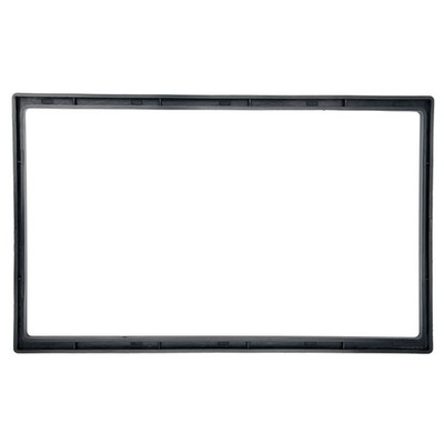 Auto Panel Radio Panel Car Ultra-thin for 2 DIN ABS Plastic Black New