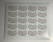 Authentic “Yes I Do” Sheet of 20 Forever Wedding Stamps, Two Ounce Stamps, Heavy