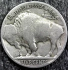 No Date Buffalo Nickel with Lamination Errors (z1208)