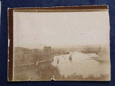 D13 Marseille 1899 Le Port Photo Ancienne