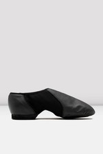 51 Bloch S0495G Neo-Flex Jazz Shoes Kids Child Sz 13 Leather Neoprene Slip on