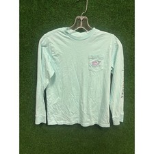 Youth Green Vineyard Vines long sleeve shirt sweatshirt front pocket Sz Medium