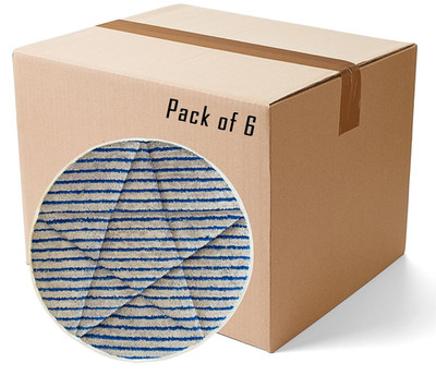 13'' Microfiber Scrubber Carpet Bonnets | 6 Pack