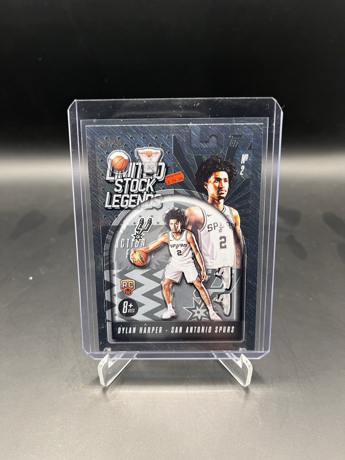 2025/26 Topps Target Blackout Limited Stock Legends Dylan Harper /99