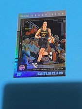 💎 Rare 2025 Caitlin Clark Panini SILVER Holo Chronicled Card #53 HAWKS FEVER 💎