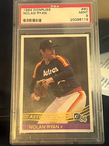 1984 Donruss Nolan Ryan PSA 9