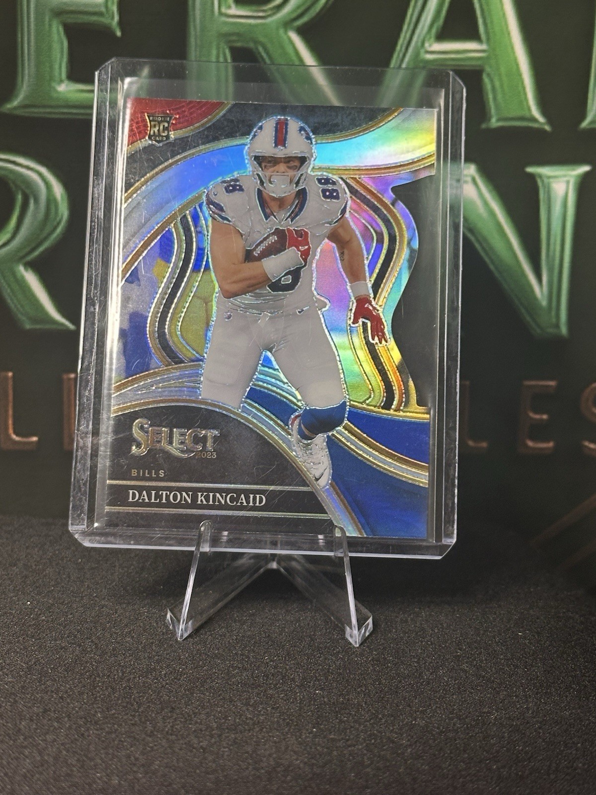 2023 Panini Select - Club Level Dalton Kincaid #281 Red & Blue Prizm Die-Cut RC