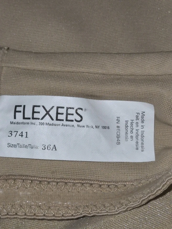 Sujetador sin tirantes FLEXEES modelador cami - 36A - copa acolchada, con aros, cierre de gancho/ojo Foto 2 de 4