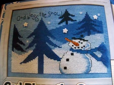 Stoney Creek Magazine Cross Stitch Pattern "God Bless the Snow"