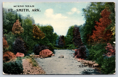Postcard Arkansas Scene Near Ft.Smith