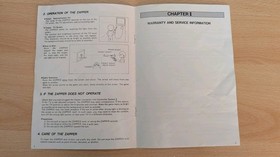 Nintendo Entertainment System NES Control Deck Zapper Manual  Booklet UKV-2 