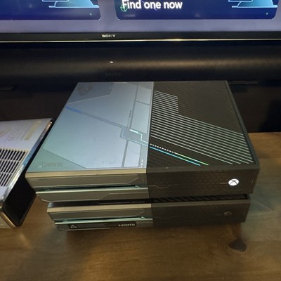 Microsoft Xbox One Halo 5 Guardians Console Gray/Black HDMI Blu-Ray