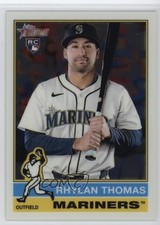 2025 Topps Heritage High Number Chrome Rhylan Thomas #543 tw0