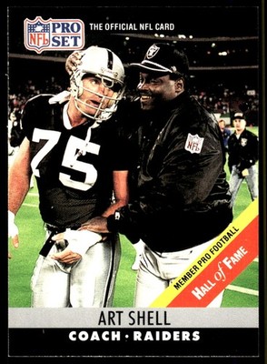 Art Shell 1990 Pro Set #161 Raiders NFL READ FREE SHIPPING AutographDen