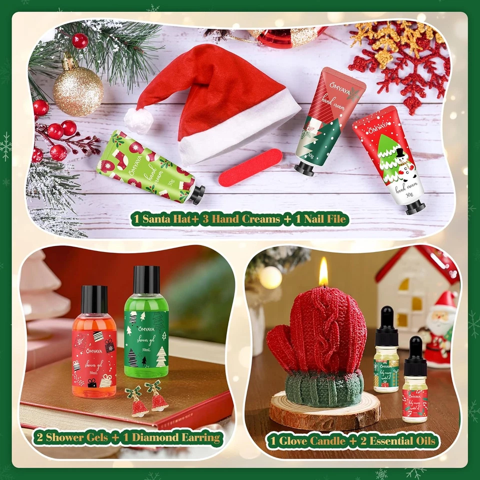 Skincare Advent Calendar 2025 Adult Women - 24 Days of Bath & Body Christmas Cou - Image 4 of 4