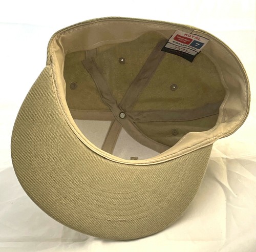 Orlando Florida 407 Area Code Beige Hat Baseball Cap Sz. 7 - 第 7/8 張圖片