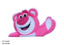 Toy Story Lotso Lots-o'-Huggin' Bear Pink Bear Embroidered Iron On Patch