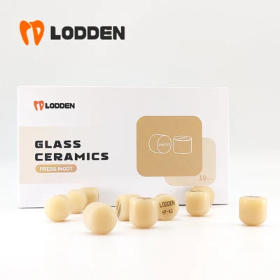 LODDEN Dental Lab Glass Ceramic Ingot Press Lithium Disilicate HT Ingots IPS 5/10Pcs