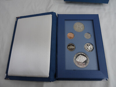 1987 Prestige Set US Mint Constitution Silver Dollar w/ Box & COA