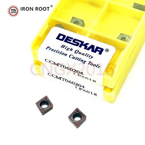 DESKAR 50P CCMT060204 LF6018 turning Carbide Insert Metal Lathe Tool For SCLCR/L - Picture 2 of 6