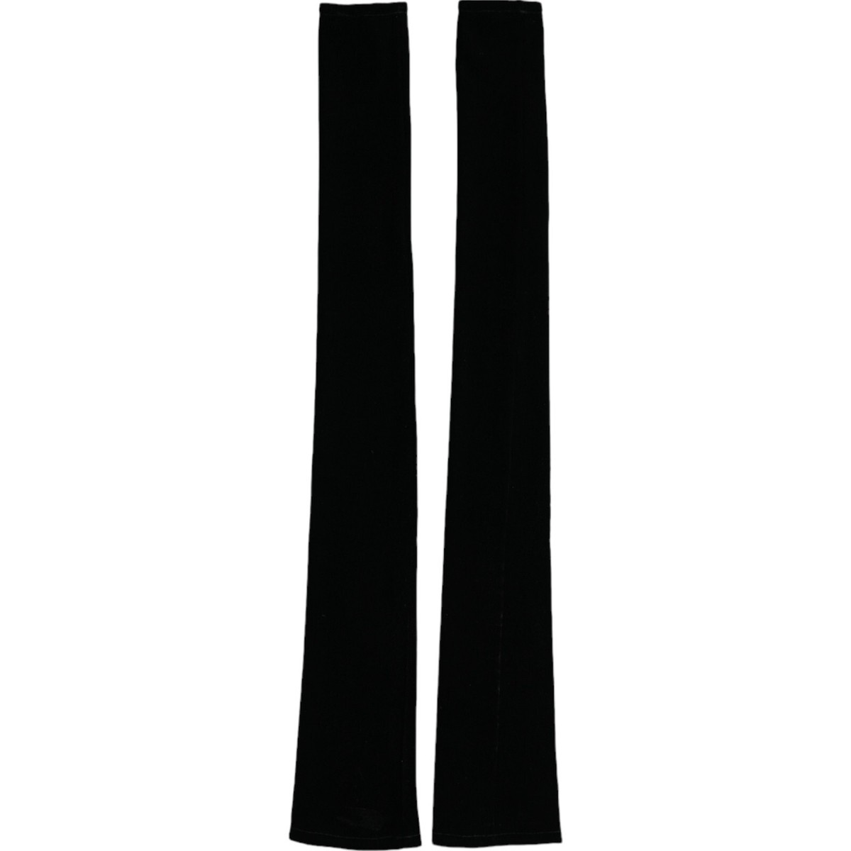 DOLCE & GABBANA 手袋　18cm DOLCE & GABBANA Gloves Black Nylon Finger Less Elbow Long