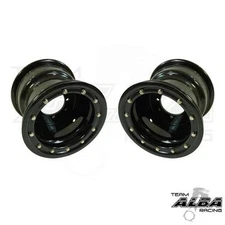 YFZ 450 YFZ 450R  Rear Wheels  Beadlock  9x8  3+5  4/115  Alba Racing  Blk blk