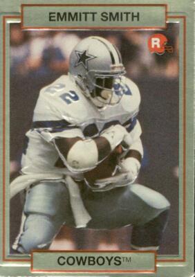 Emmitt Smith Dallas Cowboys 1990 Action Packed Football Rookie