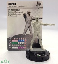 Heroclix Wheels of Vengeance set Mummy 007 Common figure w/card 