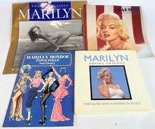 Marilyn Monroe Vintage Wall Calendars Paper Dolls Shaw Among Friends Books Lot