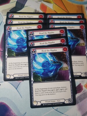 9 Card Playset Read the Ripples Red/Yellow/Blue Uprising FAB Flesh and Blood