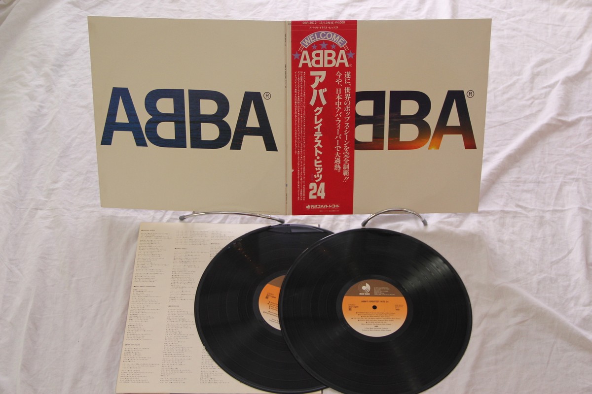 ABBA グレイテストヒッツ24 2LP DSP-3012-13 帯付 y161 ABBA's Greatest Hits 24 ABBA Pop 2   Vinyl LP + OBI DSP-3012~13 | eBay