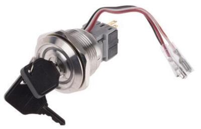 IP40 Schlüsselschalter einpolig Double Throw (SPDT) 5 A 2-fach -20 â   +55Â°C