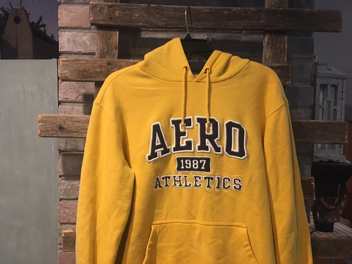 Yellow store aeropostale hoodie