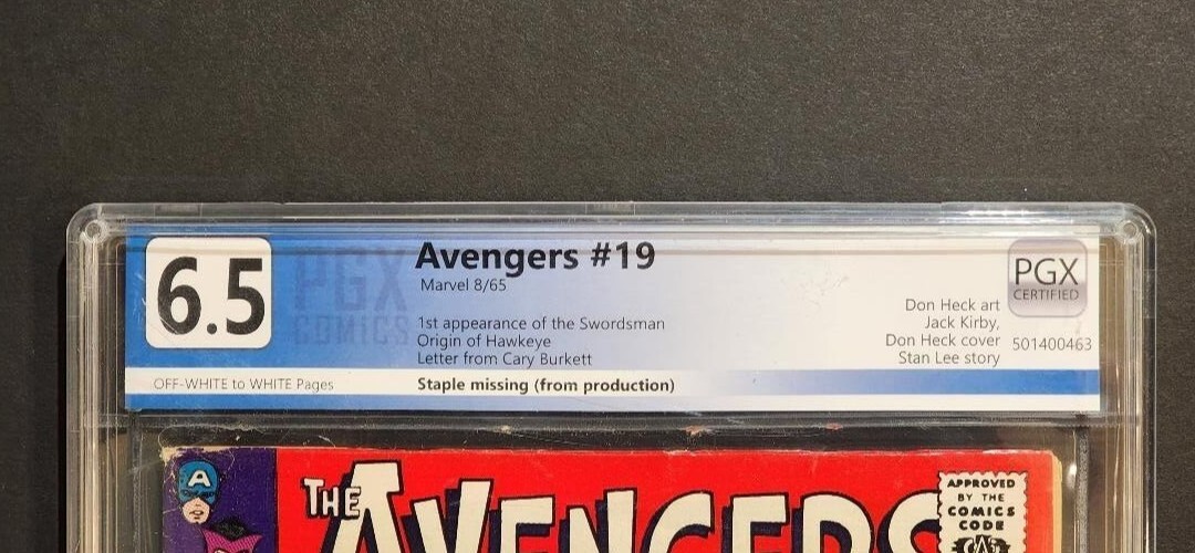 Avengers #19 Marvel Comics 1965 PGX 6.5 1st App Swordsman, Hawkeye